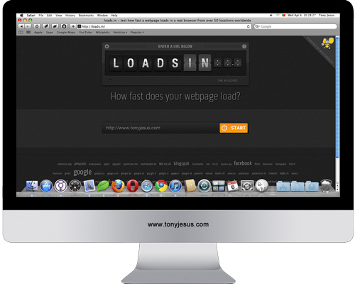 Screenshot of Loads.in website
